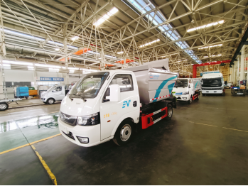 比亞迪CL5041ZZZBEV型純電動自裝卸垃圾車